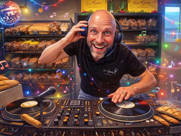 kaartje feest in de tent