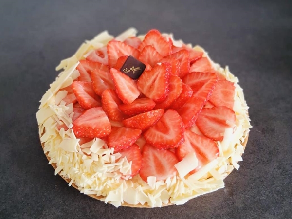 Moederdag aardbeienvlaai middel